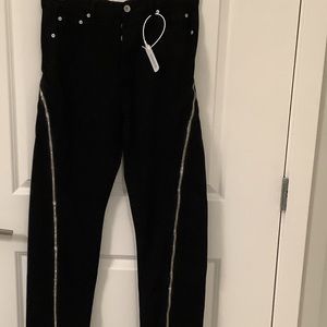 RICK OWENS ZIPPER TROUSERS